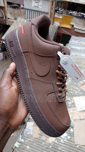 Airforce 1 Coffee Supreme Shoes