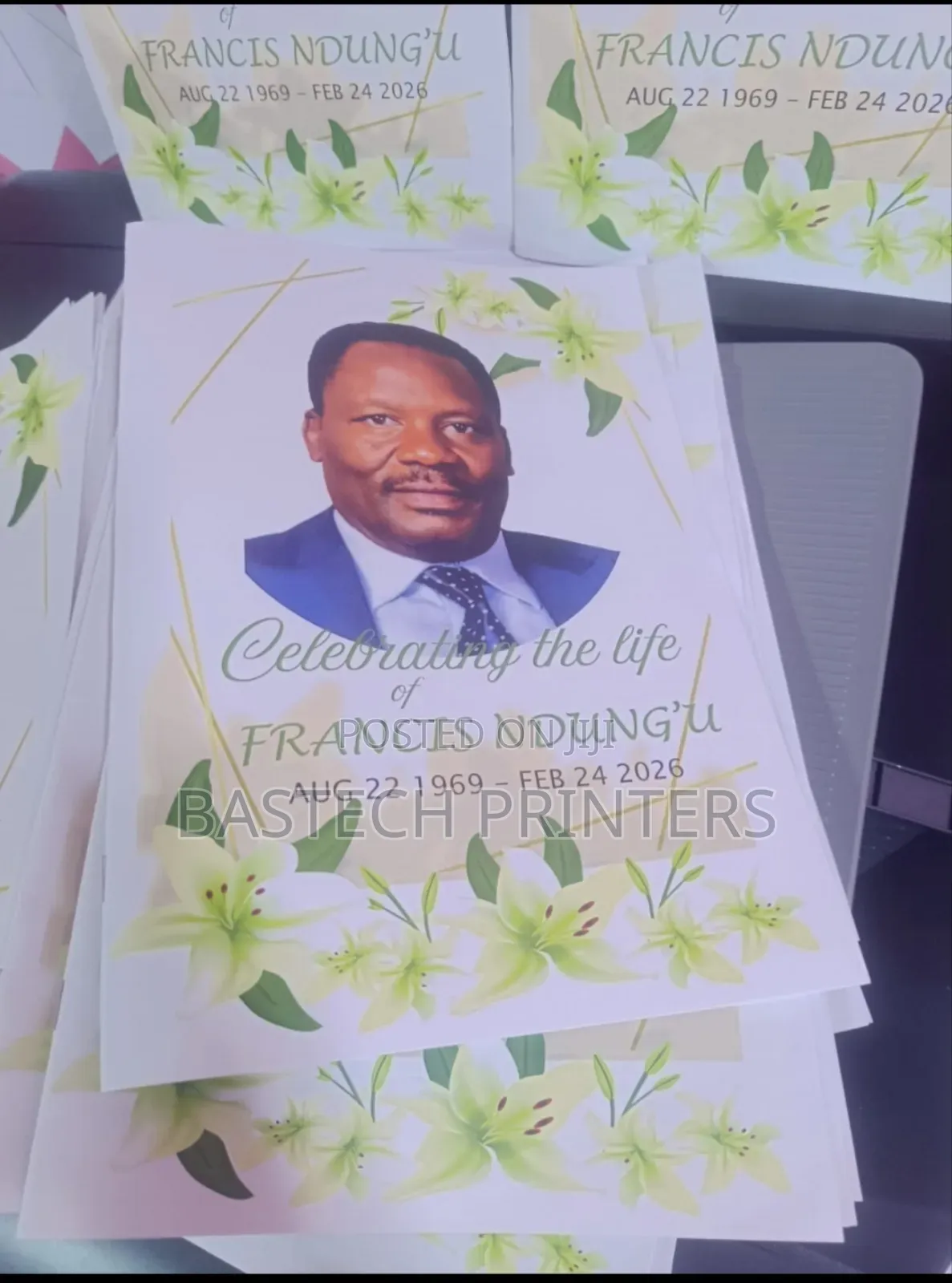 Premium Eulogy Printing Services – Elegant Respectful Designs