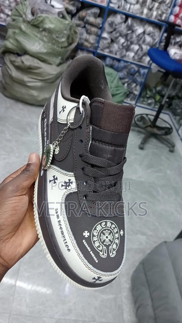 Airforce 1 Chrome Hearts White Coffee Colourway