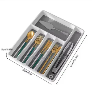 Partitioned Cutlery Organizer