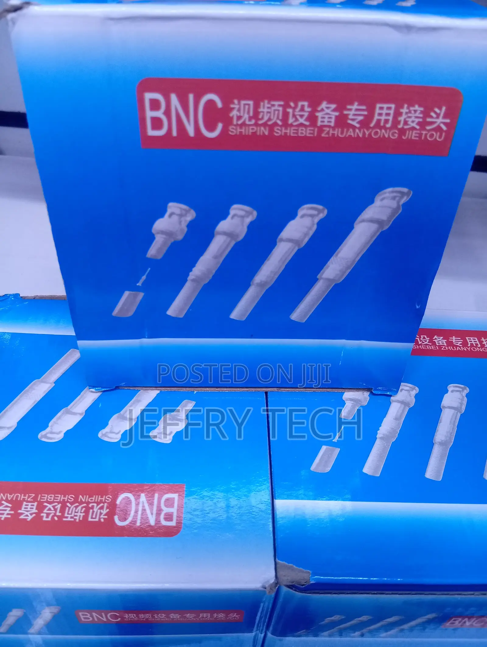 Bnc Jack Male Plug Connector To Coaxial Video Rg59 Cable Cctv Cameras