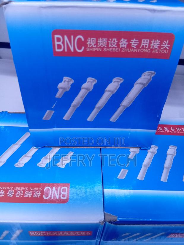 Bnc Jack Male Plug Connector To Coaxial Video Rg59 Cable Cctv Cameras