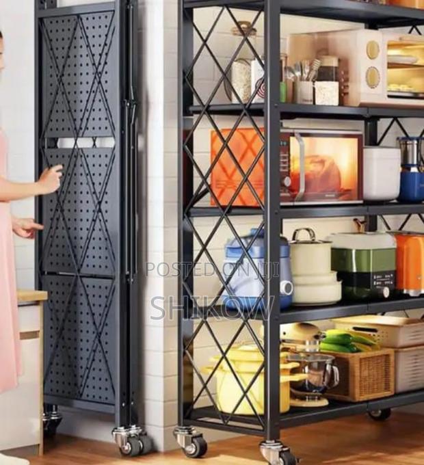 5 Tier Kitchen Rack Foldable