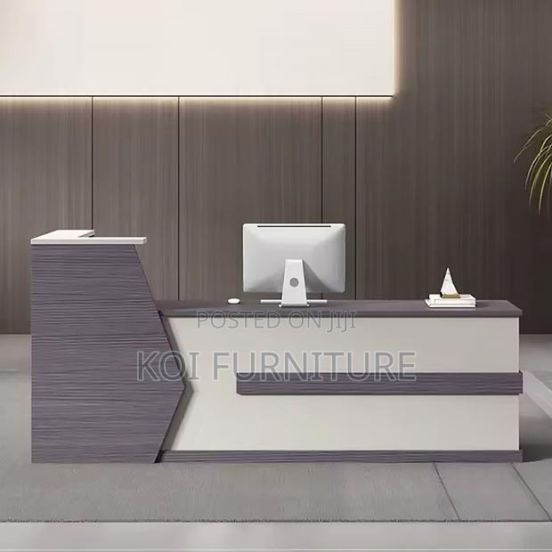 Office Desk : 1.8 Meter Front Office Reception Desk