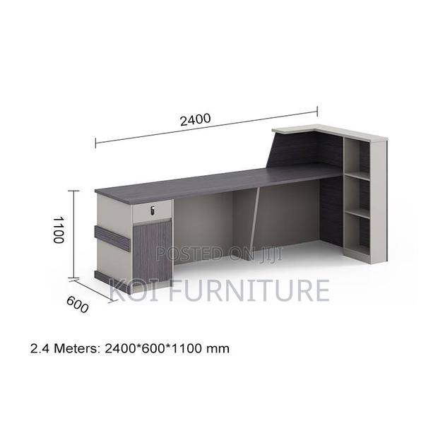 Office Desk : 1.8 Meter Front Office Reception Desk - thumbnail 4