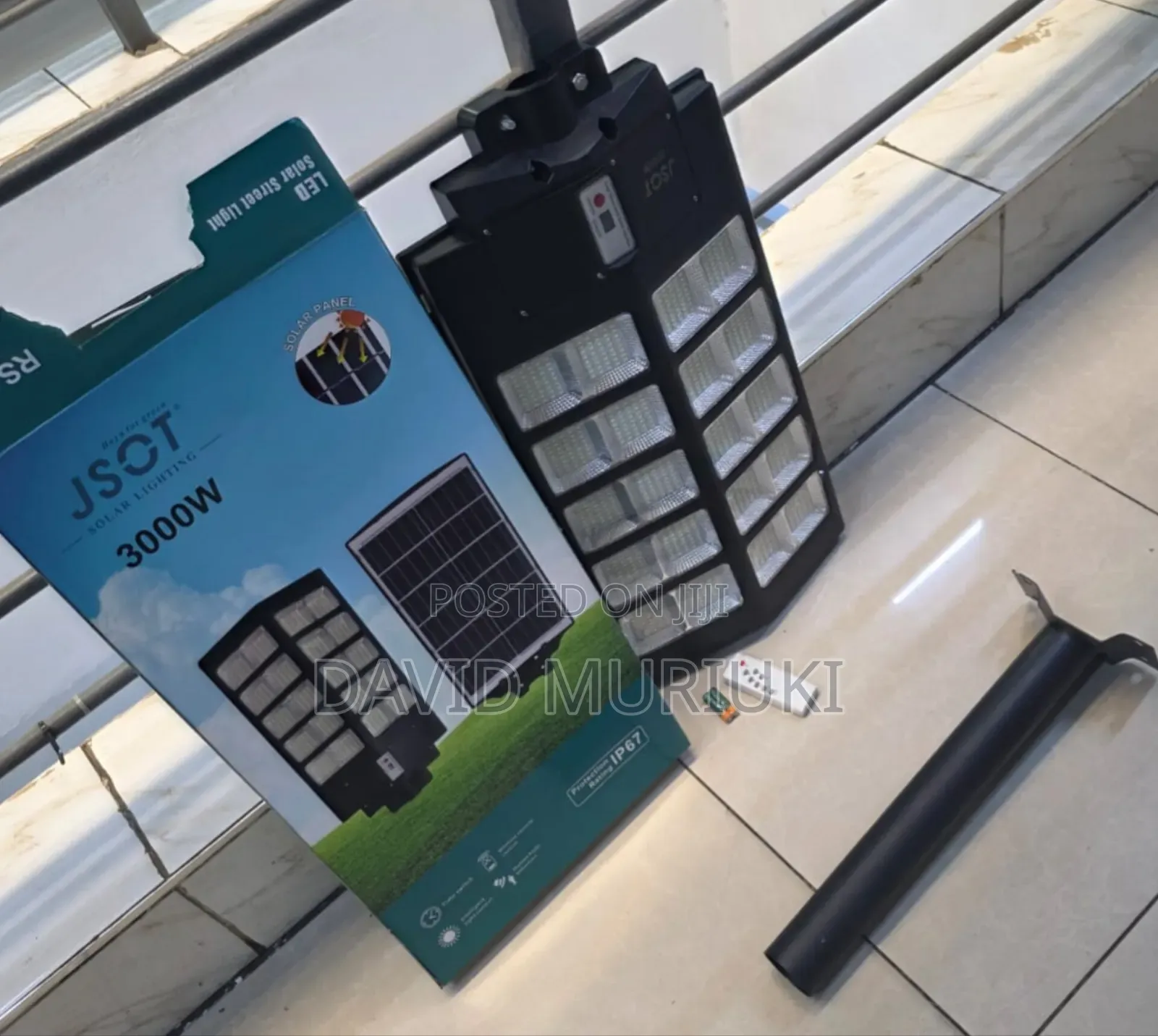 3000w Solar Led Street Light With Remote Sensor