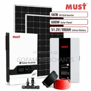 5kw Must Solar System Kit With 5kwh Lithium Battery
