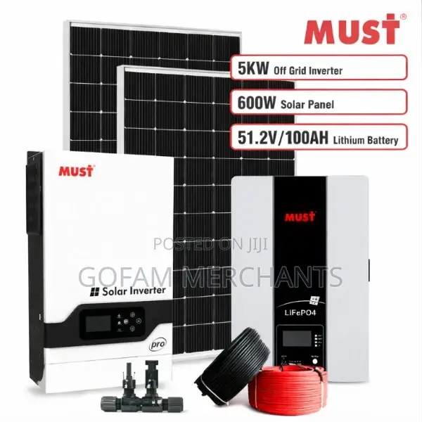 5kw Must Solar System Kit With 5kwh Lithium Battery