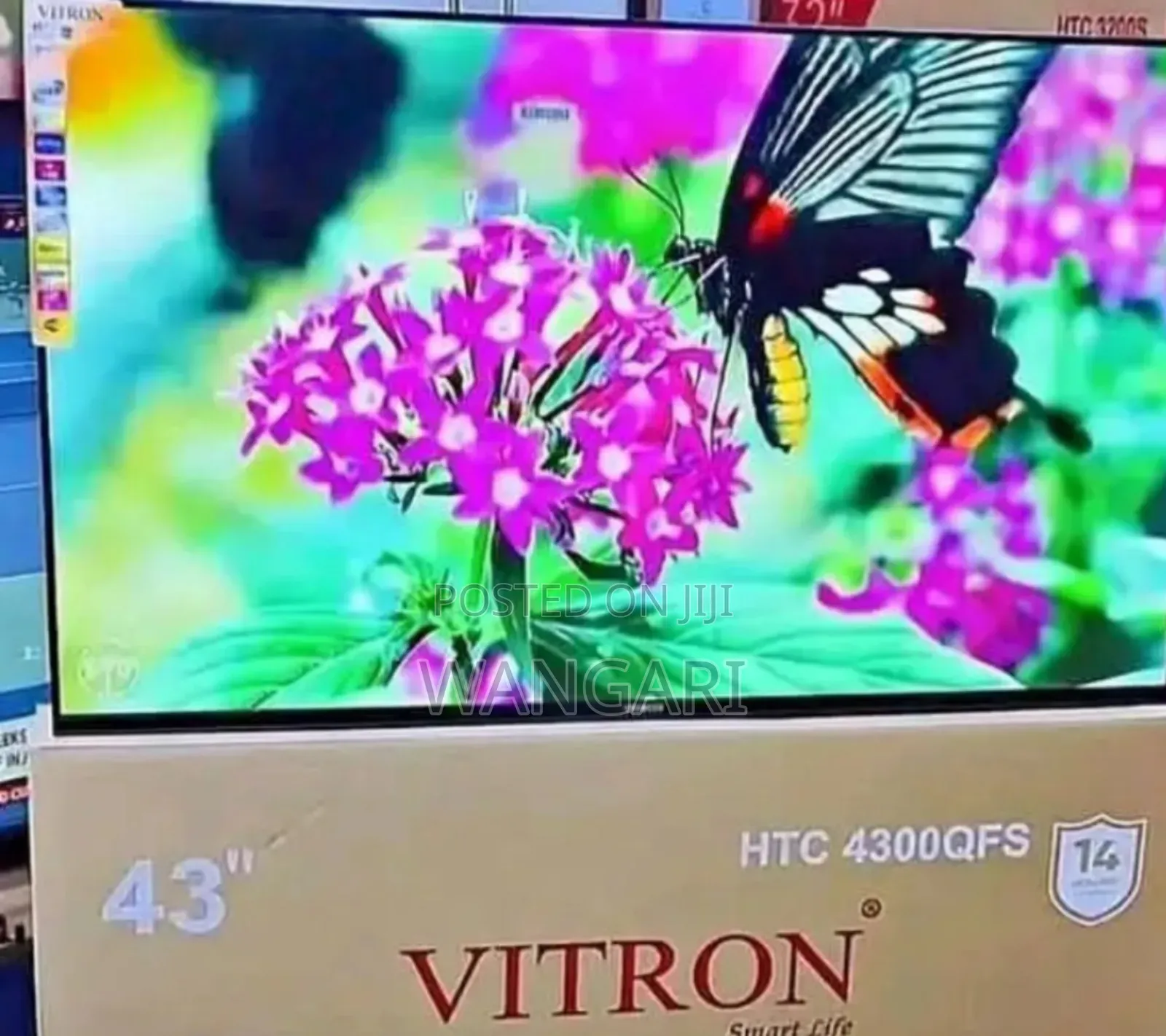 Bluetooth Enabled Qled Vitron 43 Inch Smart Tv Htc4300fs