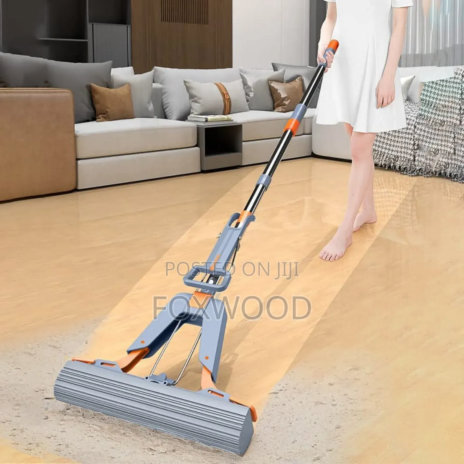 Self-wringing Sponge Mops For Floor Cleaning Squeeze Available