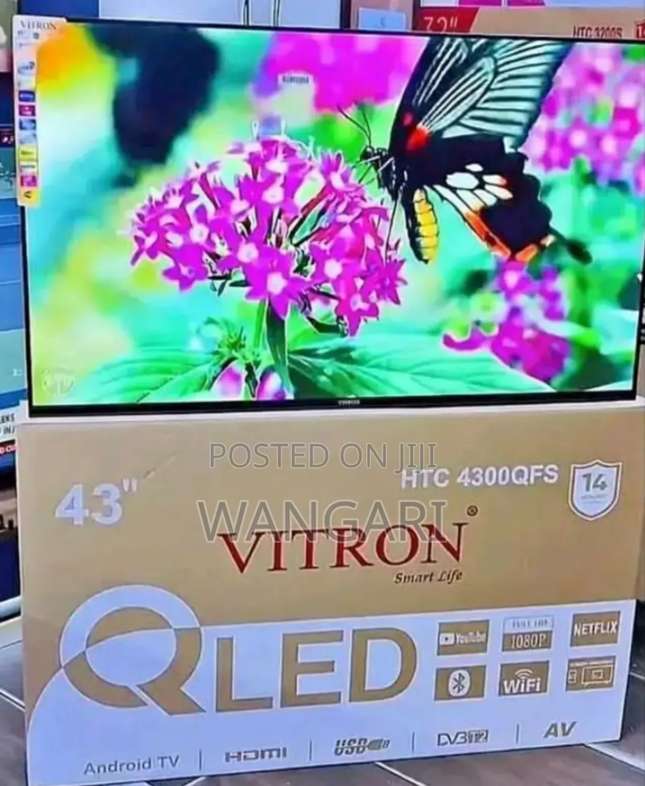 Pre Installed Apps Qled Vitron 43 Inch Smart Tv Htc4300fs