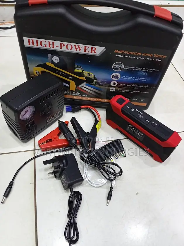 Rechargeable Battery 12v 99800mah Booster With Tire Inflator