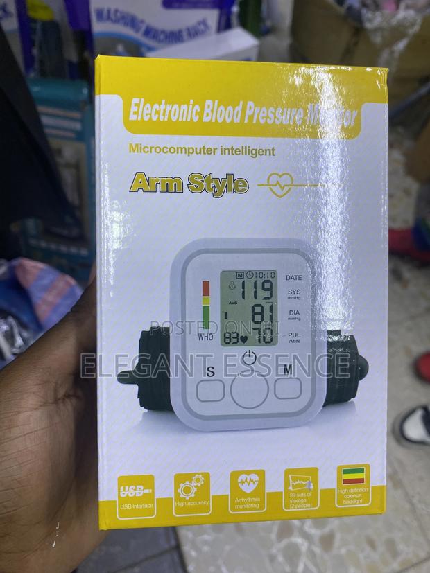 Electronic Blood Pressure Monitor - main view