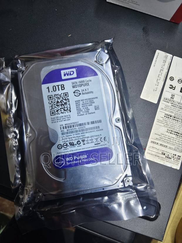 1tb Purple Western Digital HDD - main view