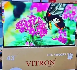 Frameless Qled Vitron 43 Inch Smart Tv Htc4300fs