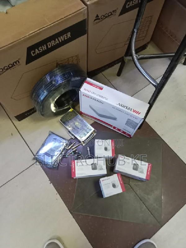 4 Cameras Cctv Hikvision Package