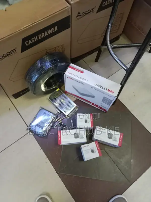 4 Cameras Cctv Hikvision Package