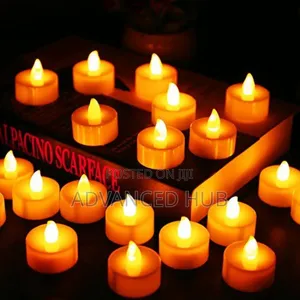 Flameless Led Tea Ligjt Candles Decorations For Parties,Weddings.