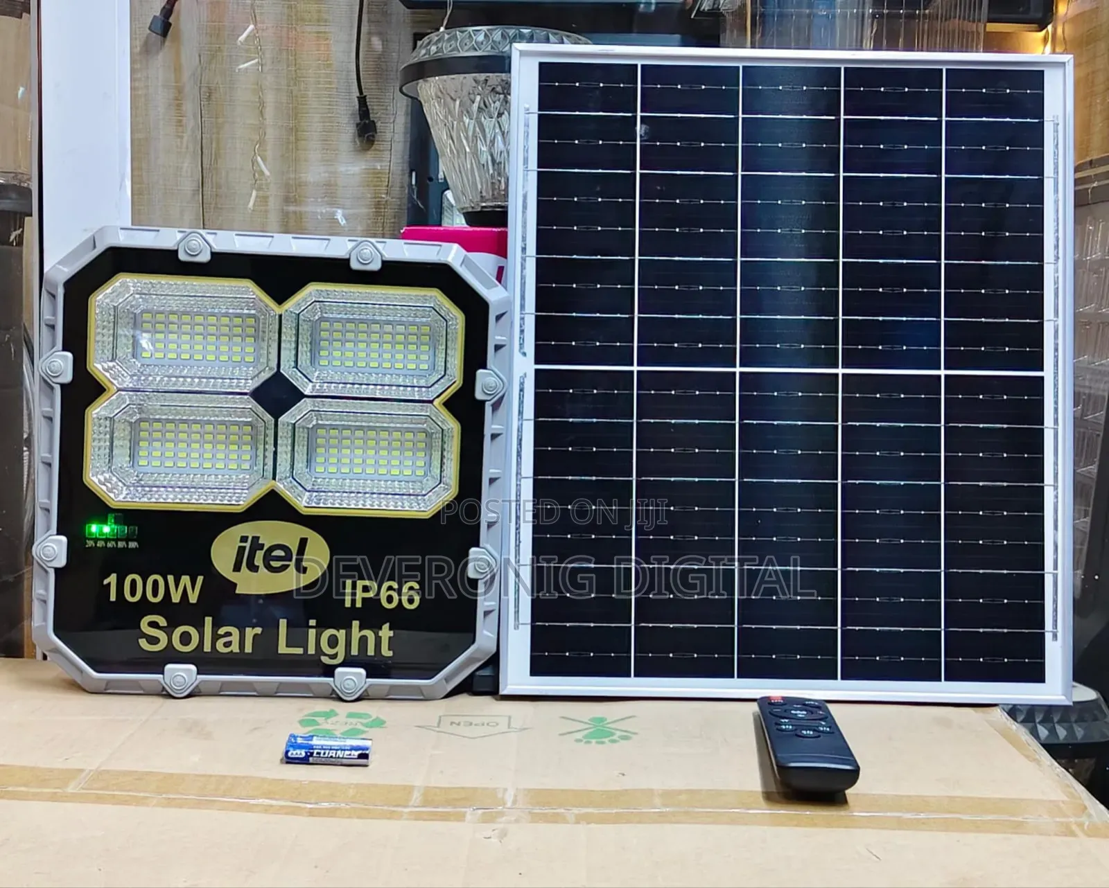*100w Itel Project Solar Floodlight*