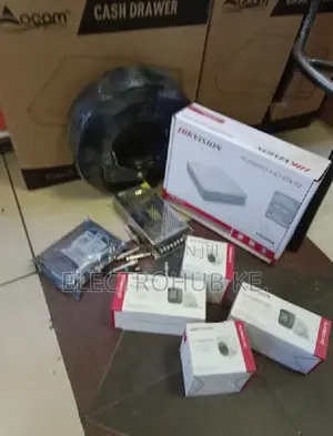 4 Camera Set Cctv Hikvision 2mp