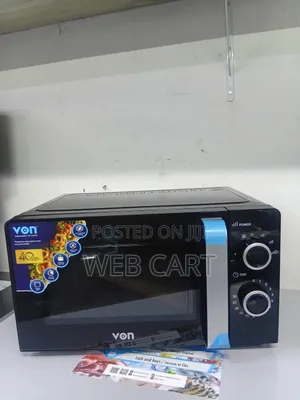 Von 20l Manual Microwave Oven – Solo, 700w, Black