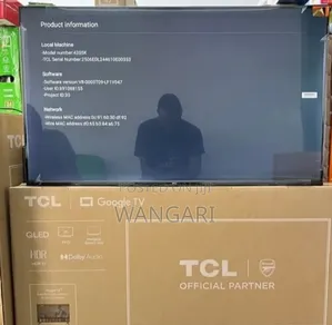 2 K Screen Resolution 43 Inch TCL Google Tv