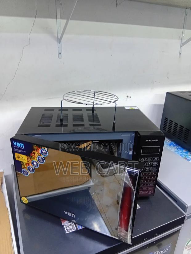 Von 20l Digital Microwave Oven With Grill – 800w, Black