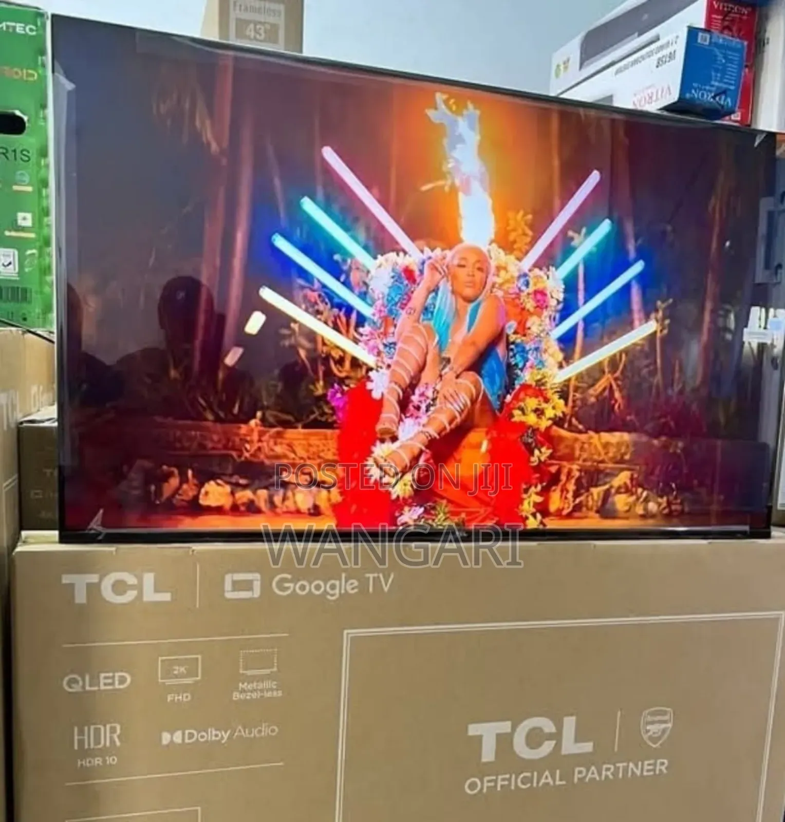 Frameless 2 K Qled 43 Inch TCL Google Tv
