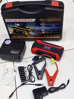 Rechargeable Portable 12v 99800mah Booster With Tire Inflator