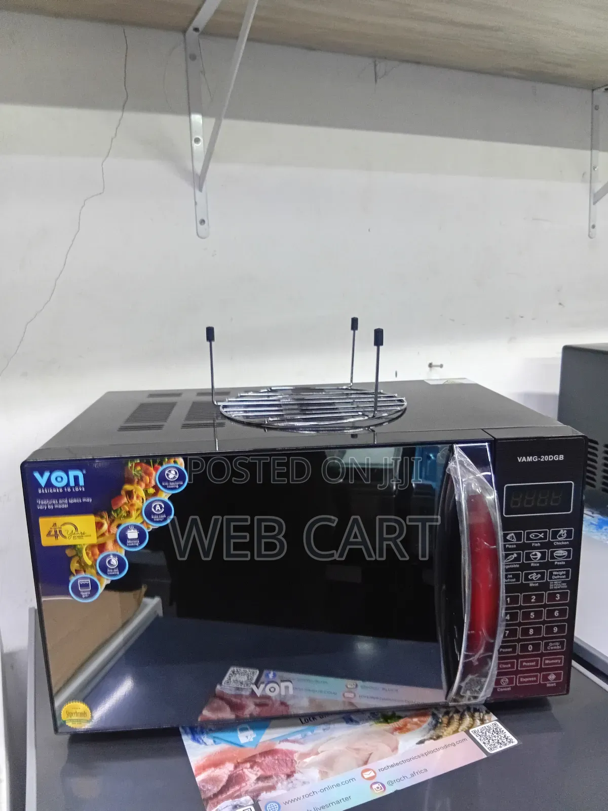 Von 20 Litres Digital Microwave With Grill