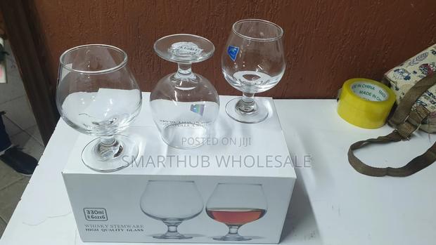 6 Pieces Short Wine Glasses 330ml - main view