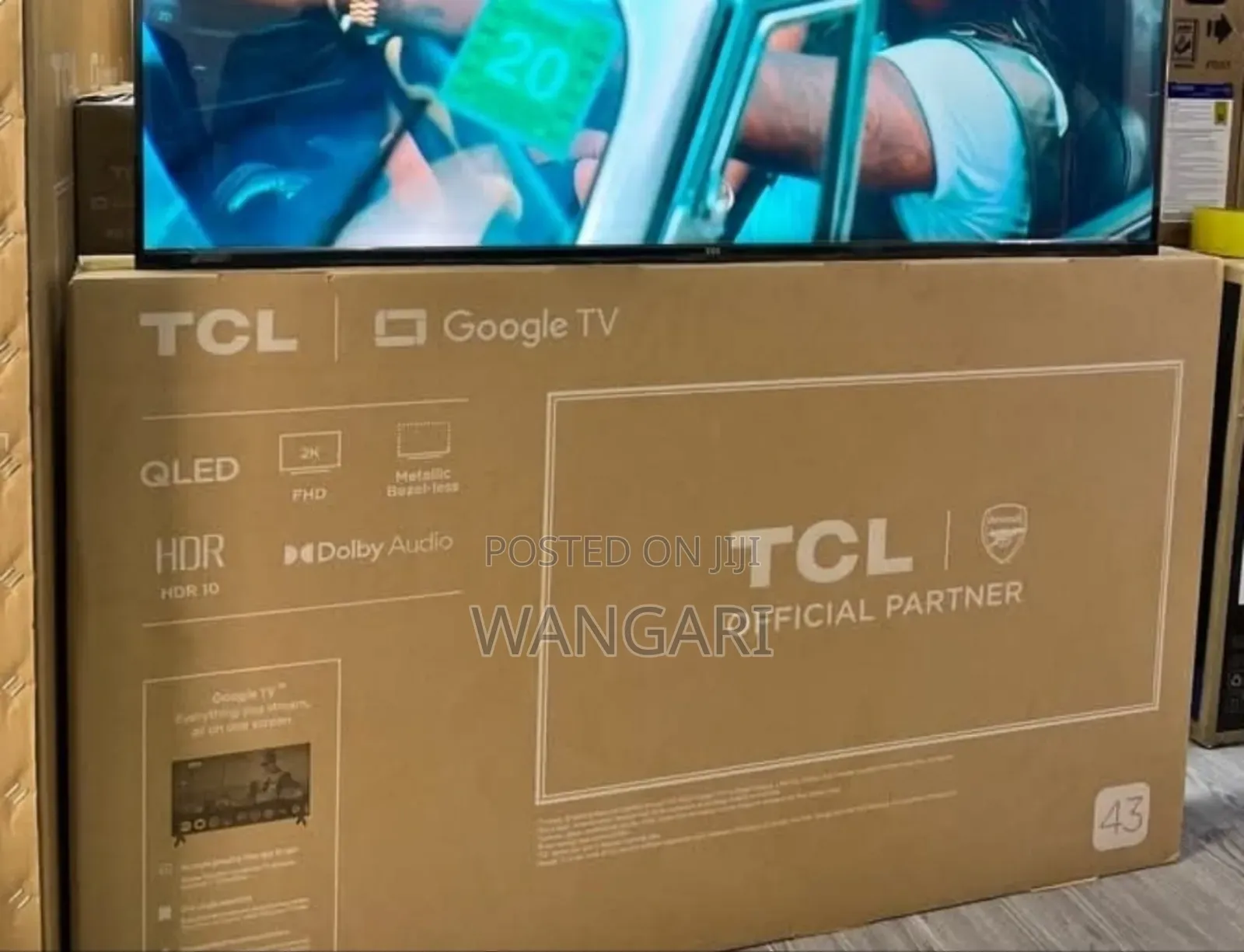 Restocked 43 Inch TCL Google Smart Tv