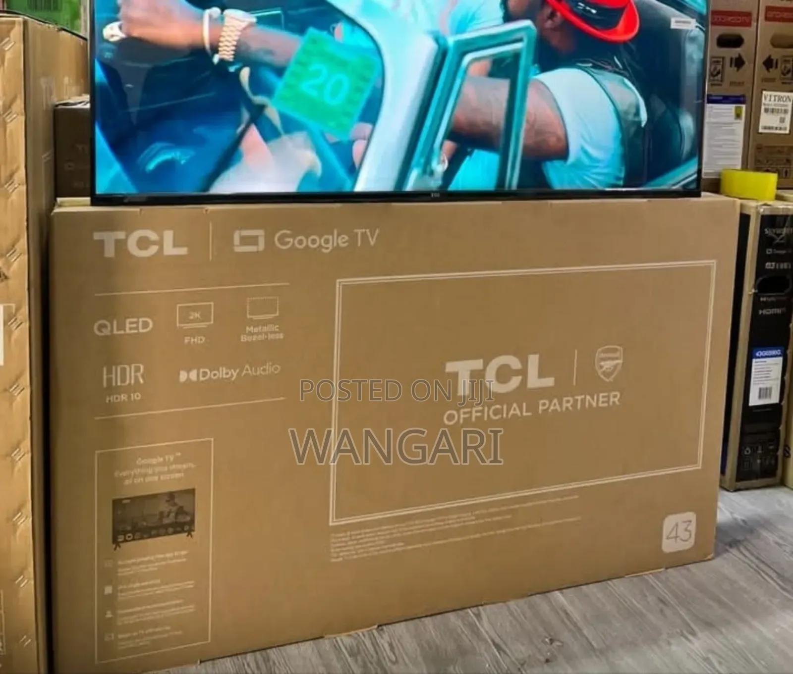 Restocked 43 Inch TCL Google Smart Tv