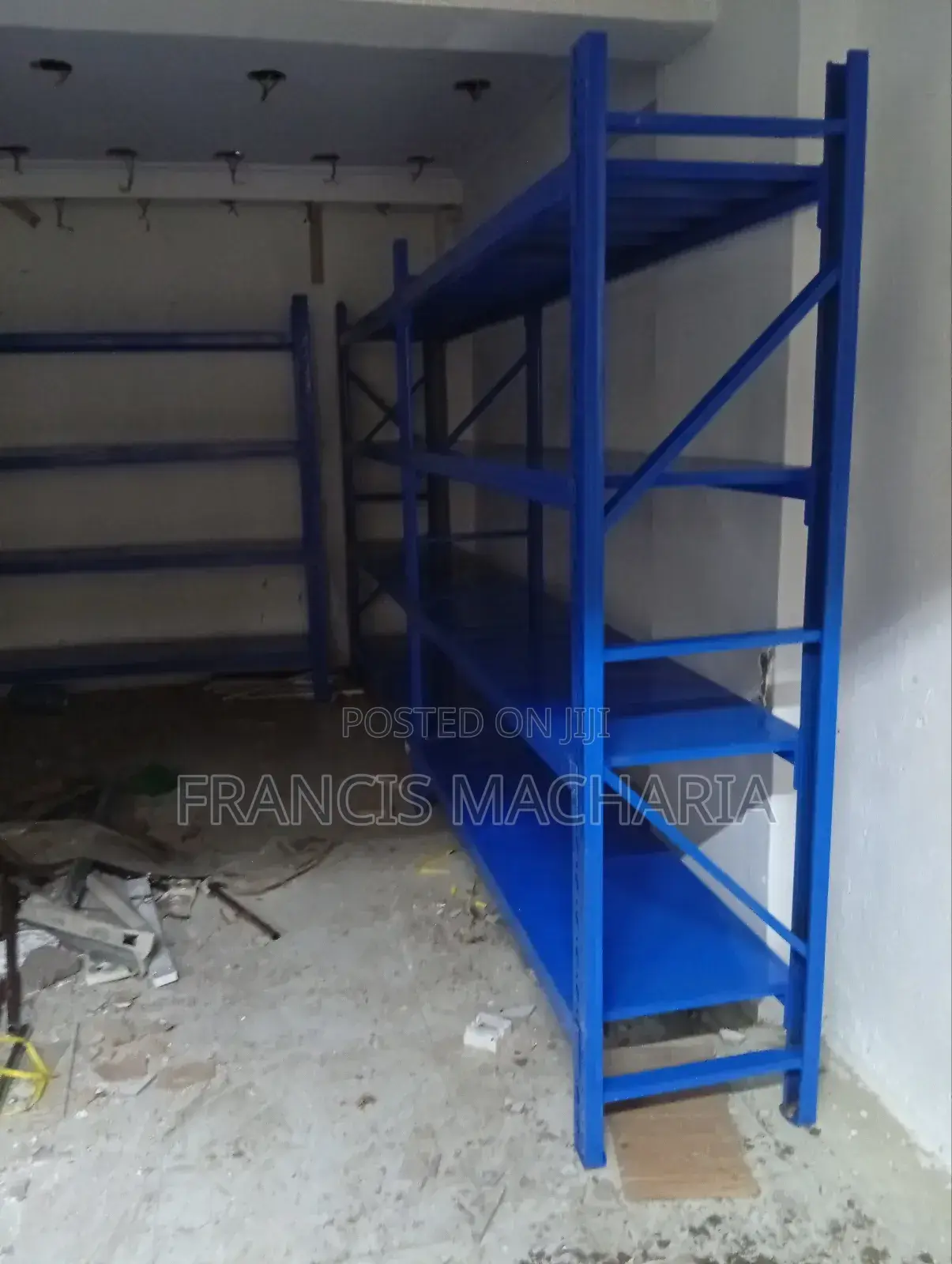 Interlocking Industrial Shelves