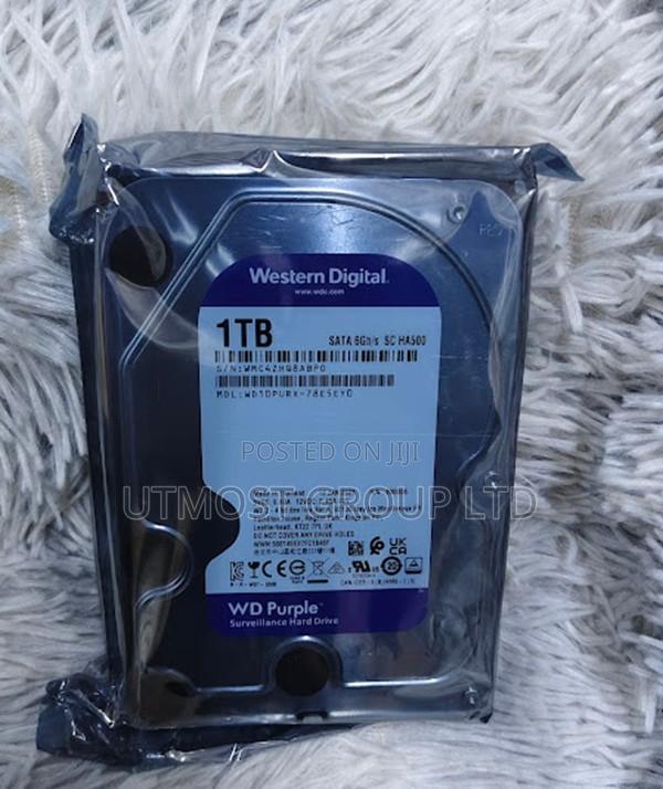 Western Digital 1tb CCTV Surveillance Hard Drive High Performance