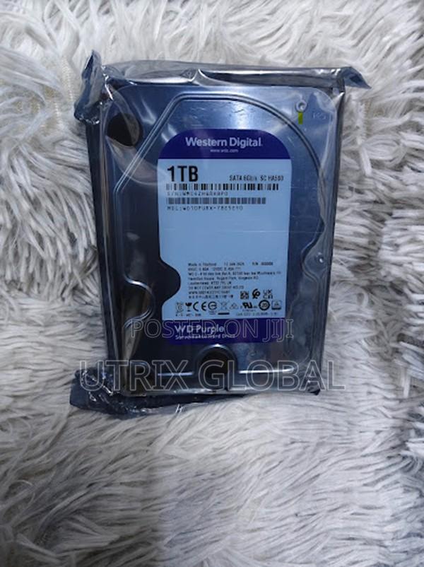 Wd Purple 1tb Hard Disk For Cctv Dvr Recording