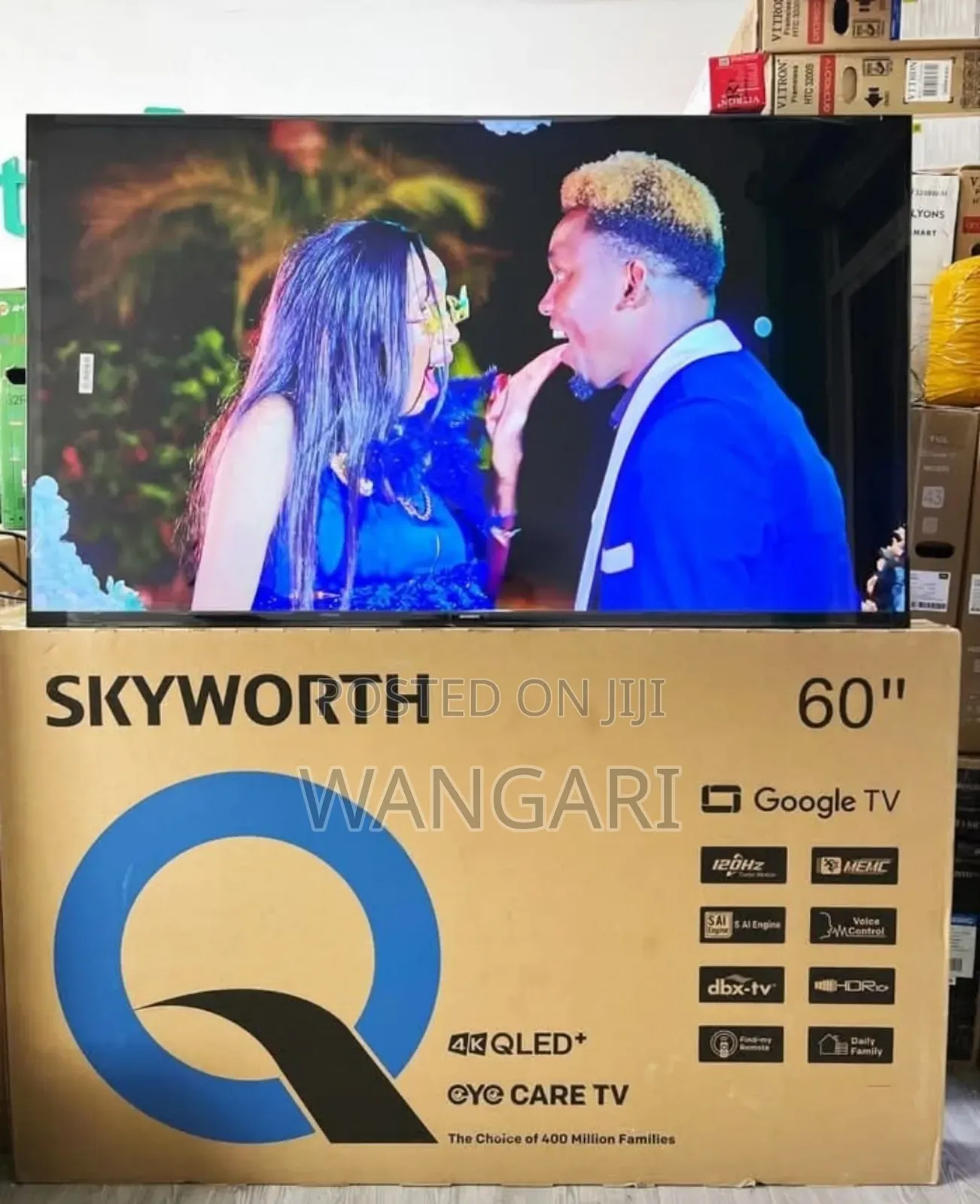 Wifi Enabled Skyworth 60 Inch Qled Goggle Tv