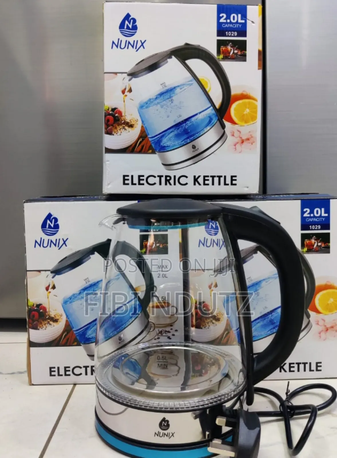 Nunix Glass Kettle/Electric Glass Kettle
