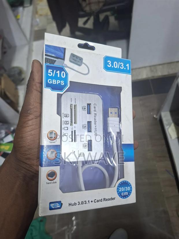 3.0 Card Reader Hub 3 Port Usb