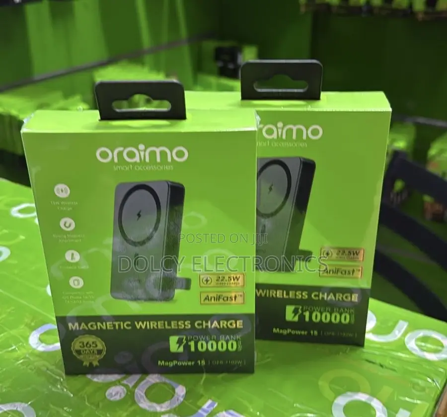 Oraimo Magpower 15 10000mah Wireless And Wired Power Bank