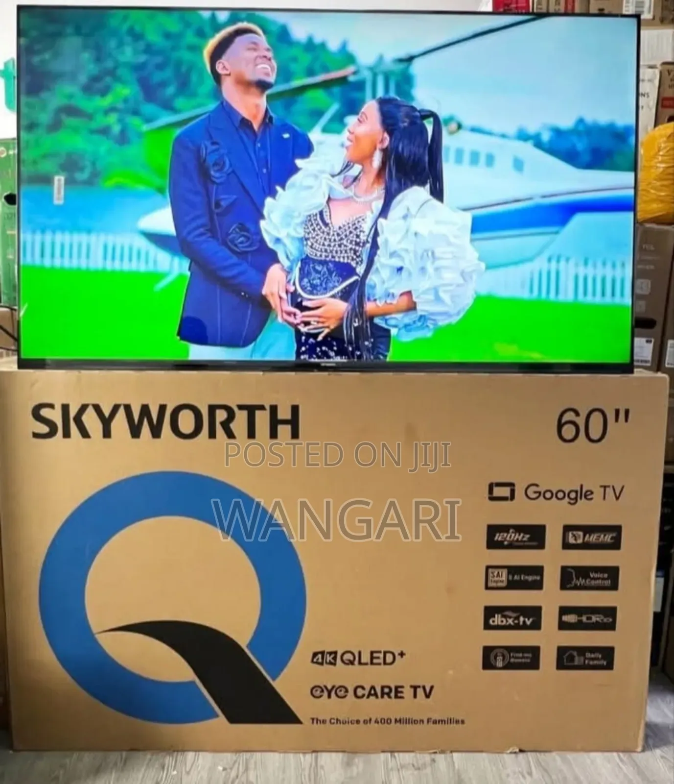 Restocked Skyworth 60 Inch Qled Goggle Tv
