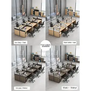 Office Workstation; 4-way/Seater Modular Office Workstation