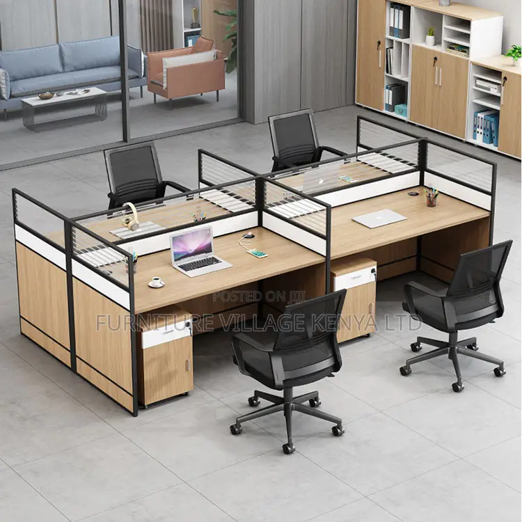 Office Workstation; 4-way/Seater Modular Office Workstation