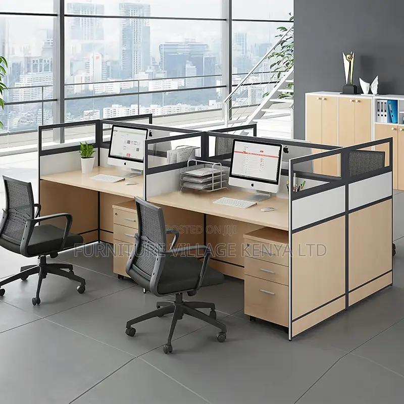Office Workstation; 4-way/Seater Modular Office Workstation