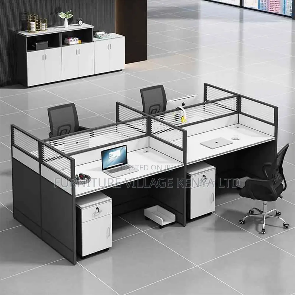 Office Workstation; 4-way/Seater Modular Office Workstation