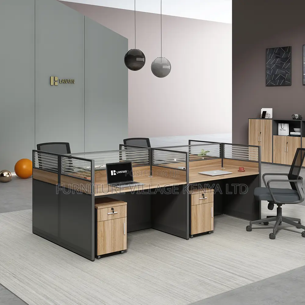 Office Workstation; 4-way/Seater Modular Office Workstation