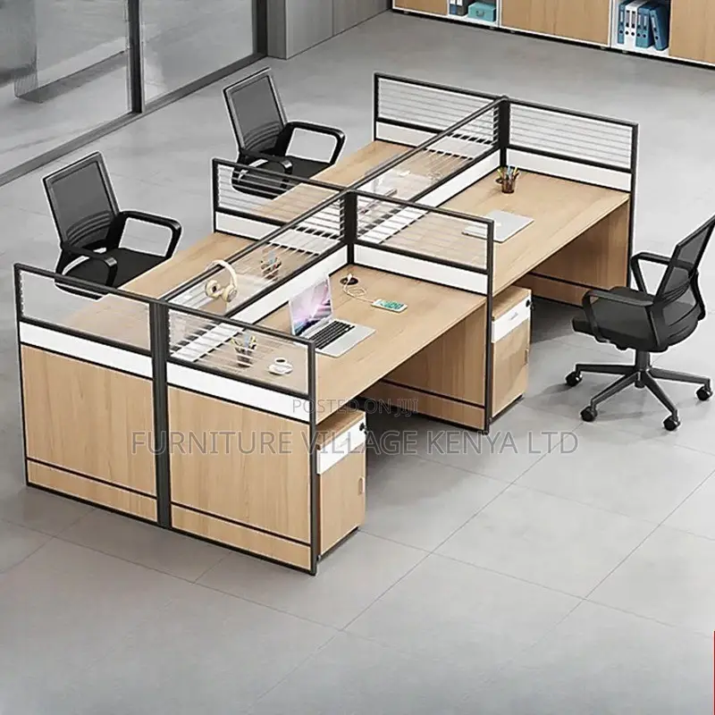 Office Workstation; 4-way/Seater Modular Office Workstation