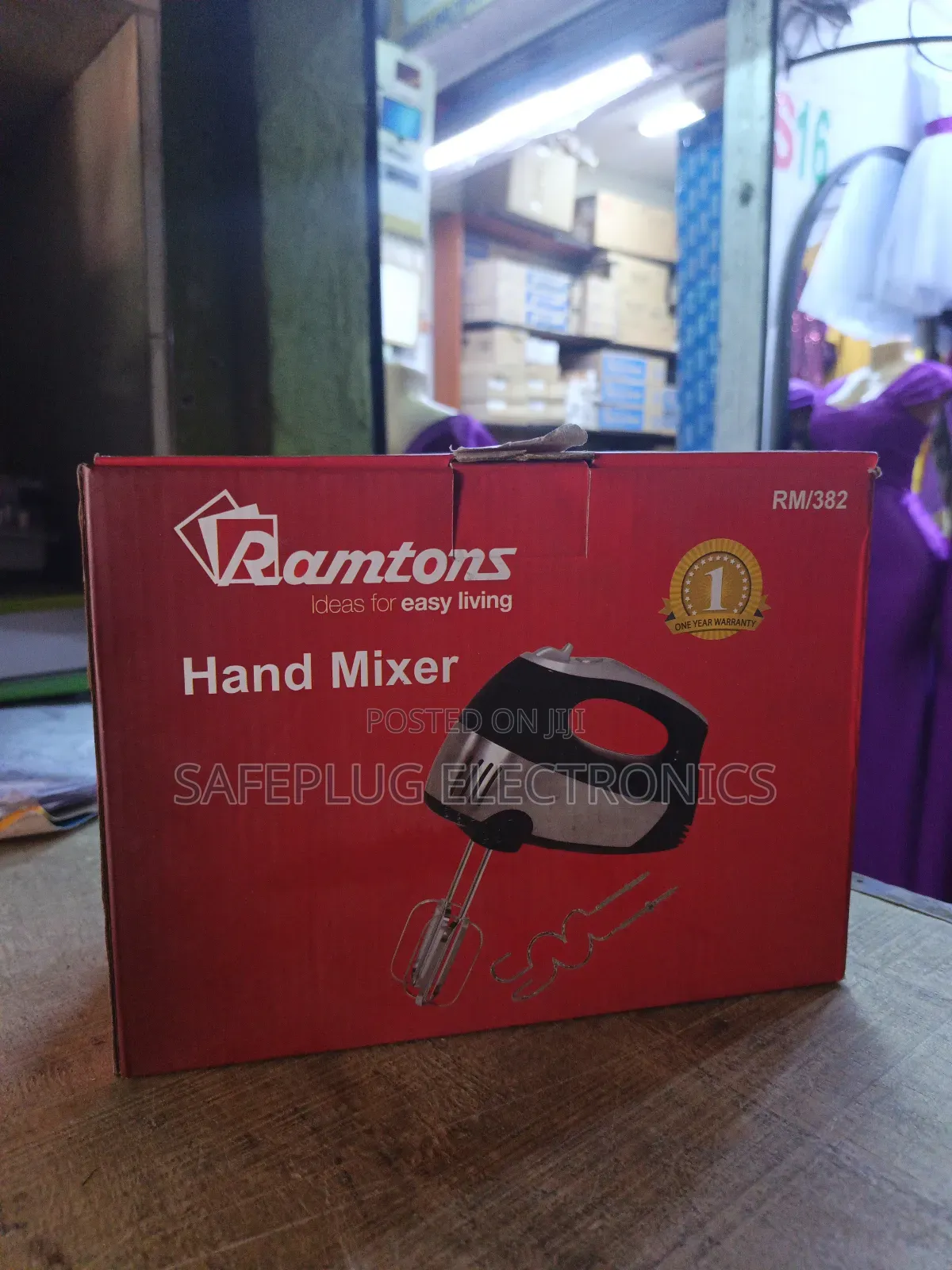 Ramtons Rm/382 Hand Mixer – 300w