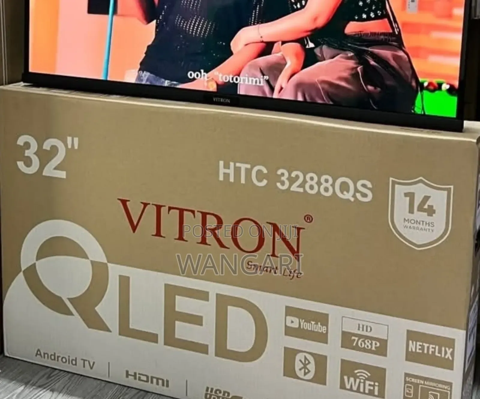 Restocked Qled Vitron 32 Inch Smart Tv