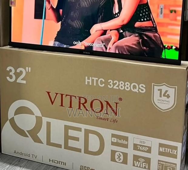 Restocked Qled Vitron 32 Inch Smart Tv - thumbnail 2